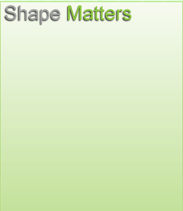 Shape Matters